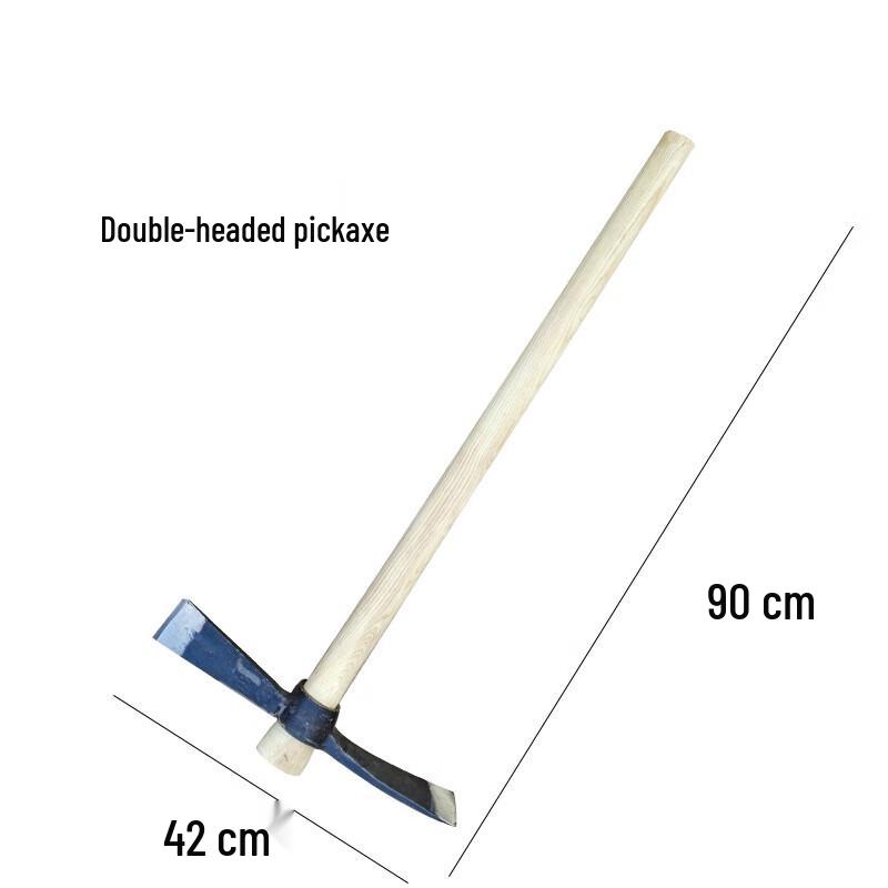 Heavy-Duty Forged Pickaxe with Handle
