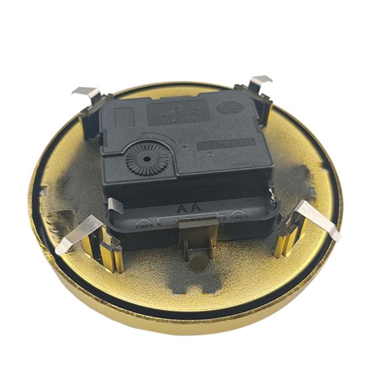 Eingebetteter 110mm Kunststoff-Uhrwerkeinsatz mit Quarzgenauigkeit und römischen Ziffern zur Wandmontage für Zuhause und Büro