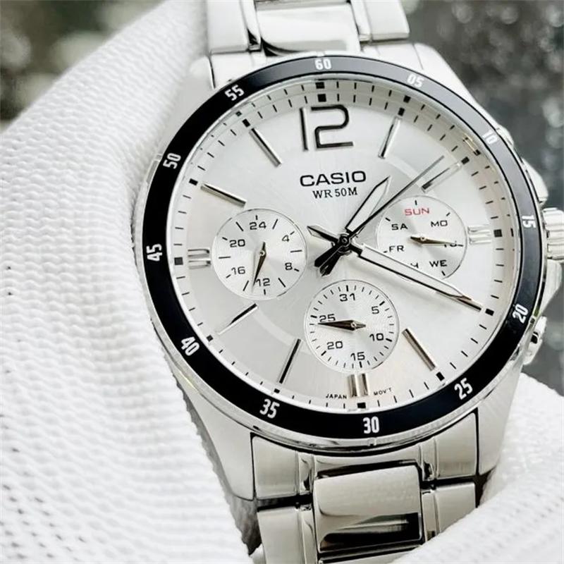 Casio Men White Watch MTP-1374D-7A-