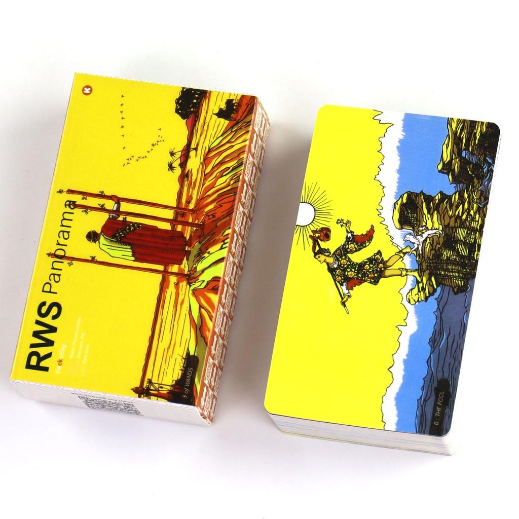 Novo conjunto de cartas de tarô Panorama Rider Waite da RWS, jogo de tabuleiro multijogador para festas, profecia e adivinhação para iniciantes, brinquedo de adivinhação
