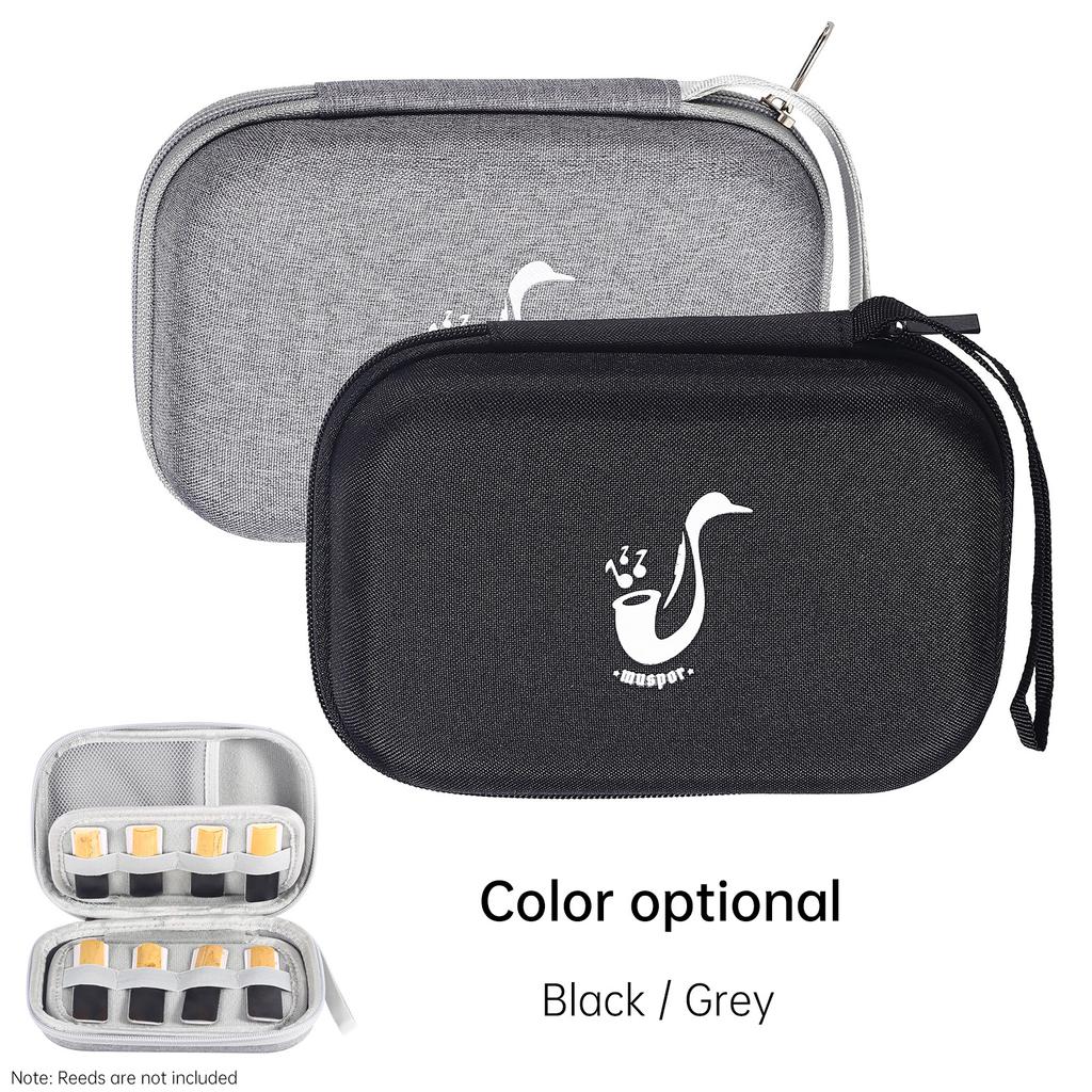 Muspor Reeds Case Storage Bag Reed Carrying Holder for Clarinet Saxophone Waterproof Portable