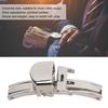 Stainless Steel Wear Resistant Watchband Buckle Watch Strap Clasp Replacement Accessory(14MM )