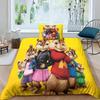 Exquisites 3D-Cartoon Alvin und die Eichhörnchen Bettwäsche-Set Bettbezug Steppdecke Bett Jugend Kinder Mädchen Jungen Geschenk