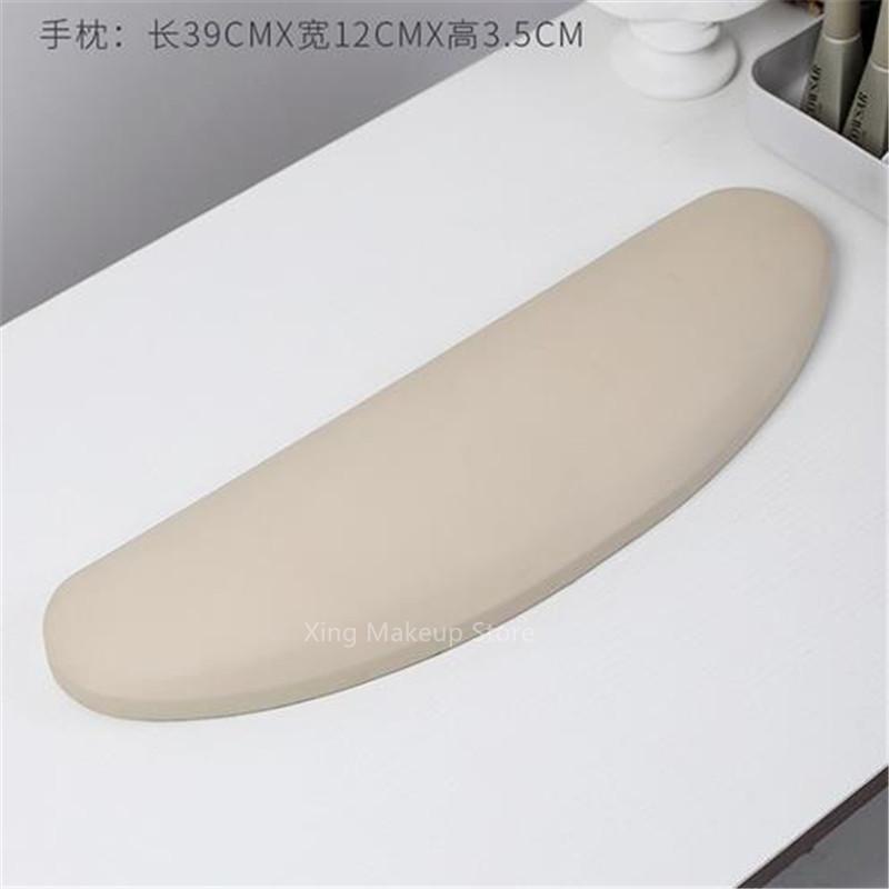 New Simple PU Leather Curved Nail Hand Pillow Set Rest Pillow Arm Rest Cushion Holder Arm Rests Nail Art Stand Manicure Tools 4#