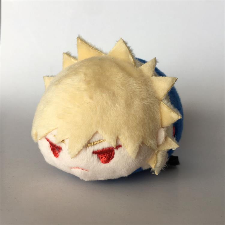 Pliušinė 8,5 cm lėlė My Hero Academia Deku Midoriya Izuku Švelnus Mochi talismanas Žaislai, skirti vaikams Maišelis Pliušiniai pakabukai Bakugou Katsuki