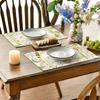 Artoid Mode Flowers Floral Summer Placemats Set of 4, 12x18 Inch Seasonal Spring Table Mats for Party Kitchen Wedding Dining Decoration