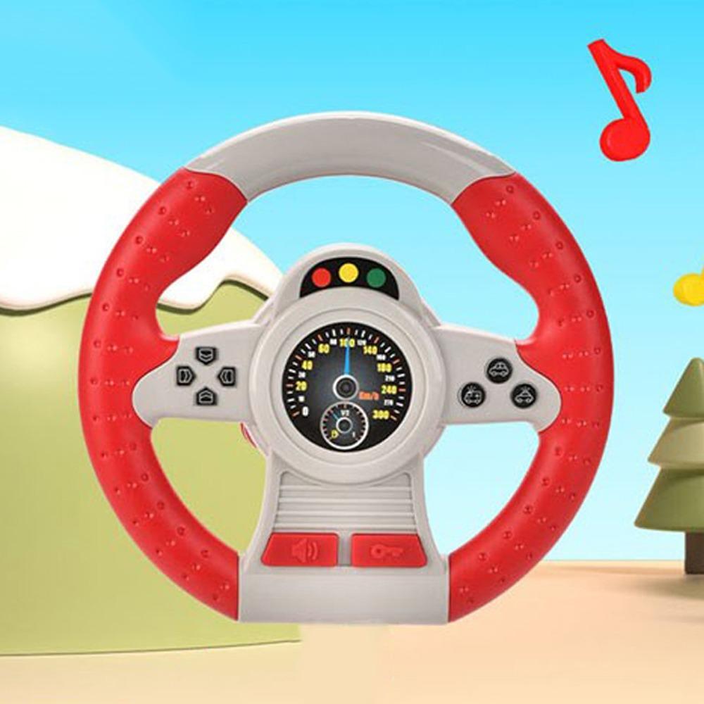 360 ° Rotation Simulation Steering Wheel Toys Montessori Simulate Driving Car Toy  Outdoor Toys
