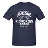 Unisex Awesome Kickboxing Coach Looks Like T Shirt Streetwear Oversized Oneck Cotton Sleeve Unisex Tshirt