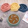 Dog Bowl Anti Choking Slow Food Bowl Small and Medium-sized Dog Feeder Pot Cat Food Pot Dog Food Anti Overturning Pet Supplies
