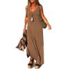 2025 Summer Women's Trendy V-Neck Spaghetti Strap Dress