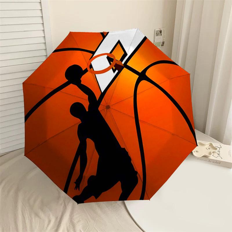 

1PC Basketball player Umbrella-8-Rib Reinforced Portable Folding Travel Suitable for All Seasons Outdoor Daily Use-G366