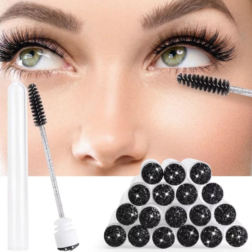 Reusable Eyelash Brushes Sparkling Lash Spoolies Multi-Purpose Eye Lash Brushes  Makeup Tools