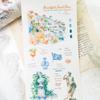 1pcs/1lot Decorative Adhesive Tapes Romantic Travel Junk Journal DIY Paper Japanese Masking Scrapbooking Stickers