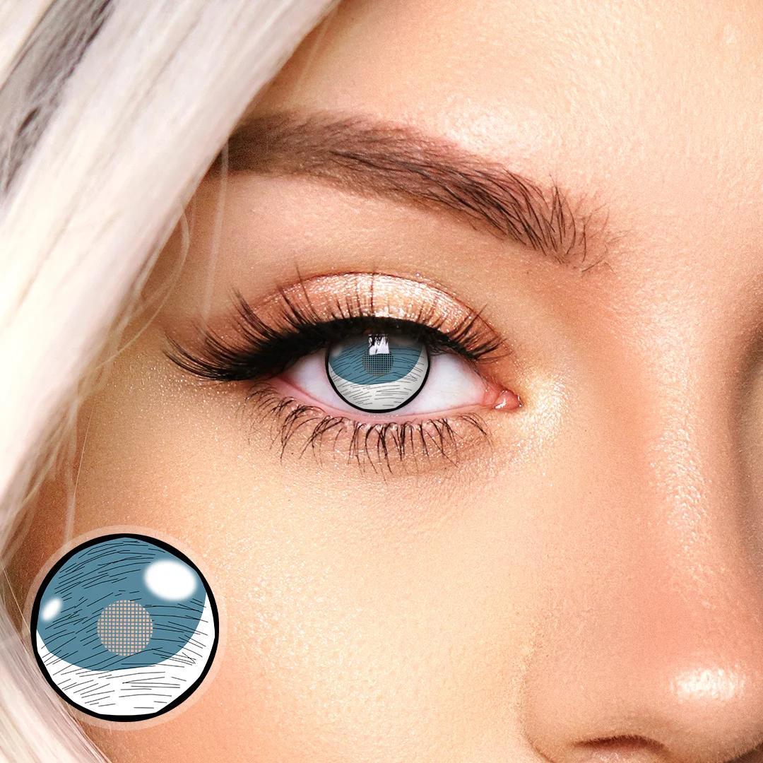 

2шт аниме косплей цветные контактные линзы 0.00/Plano