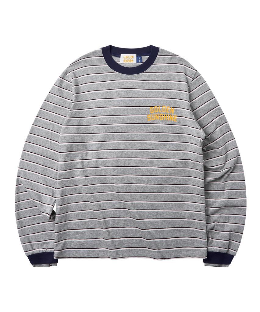 GOLDEN SUNSHINE American Long Sleeve Tee_Melange