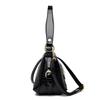 Crocodile pattern glossy shoulder bag women's messenger bag
