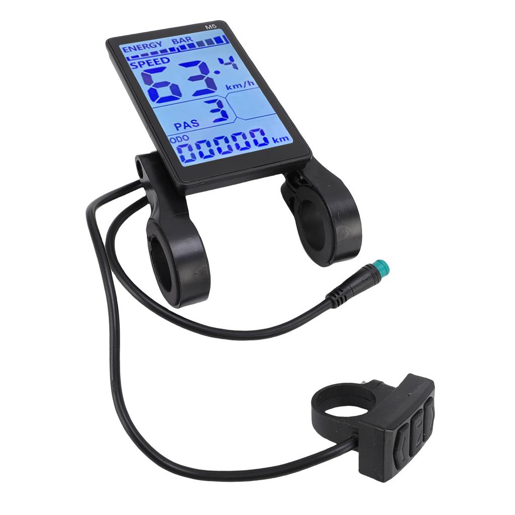 Electric Bike LCD Display Water Proof 5 Pin Electric Scooter M5 LCD Panel Screen for 22.2mm Handlebar