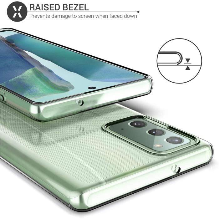 Case for Samsung Galaxy Note 20 Transparent Gel Silicone TPU Soft Ultra Thin Slim Protection Compatible Wireless Charging Case