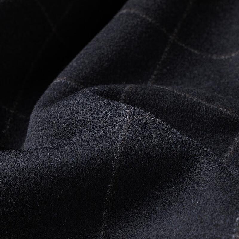 FAPAI Men's Wool Blend Single-Breasted Overcoat