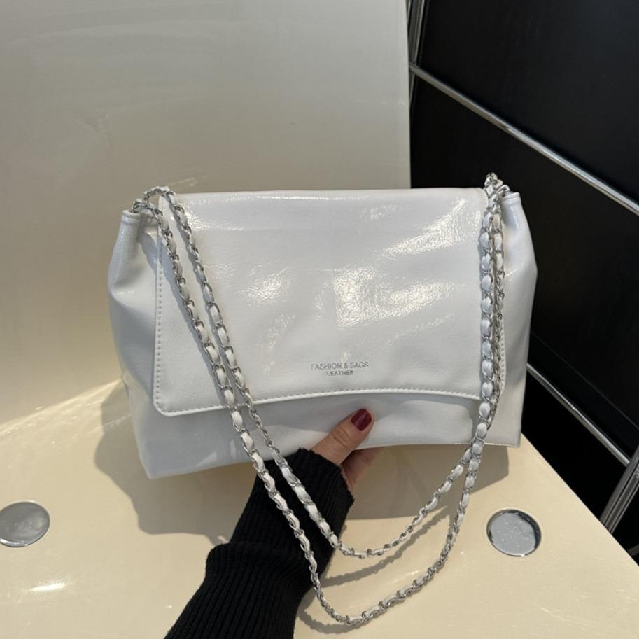 PU Leather Handbags Square Underarm Bags All-match Chain Single Shoulder Bag Outdoor