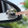 Conjunto de 2 Espelhos Retrovisores Circulares de Alta Definição de 360 Graus para Carro, Espelho Retrovisor Auxiliar para Ponto Cego de Ré