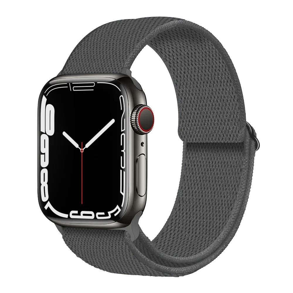Nylon Loop Strap for Apple Watch Band 44mm 40mm 46mm 42mm 45mm 49mm 41mm 42mm Bracelet iWatch Series Ultra 10 9 8 7 6 5 SE2 Band