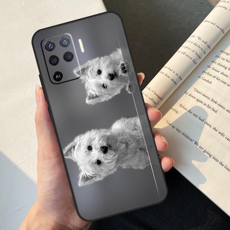 Westie Dog Case For Oppo A80 A60 A40 A78 A38 A18 A98 A58 A96 A76 A16 A94 A74 A54 A15 A17 A57 A77 A5 Pro