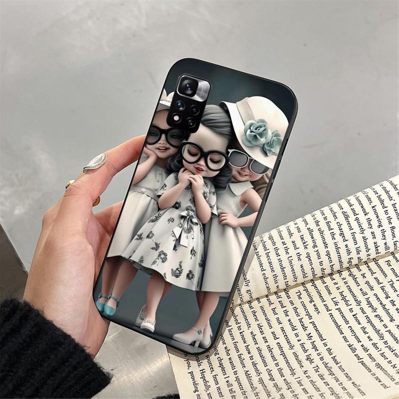 Etui na telefon Happy Mom Girl Sister Couple Dla Xiaomi Redmi Note 13 12 Pro 11S 11 10 Pro 10S 12S Redmi 10 13C 9C