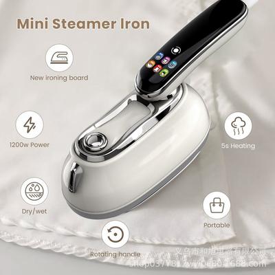 Portable Garment Steamer, Mini Steam Iron, Handheld Clothes Steamer, Fast Heat Up, Travel Steam Iron