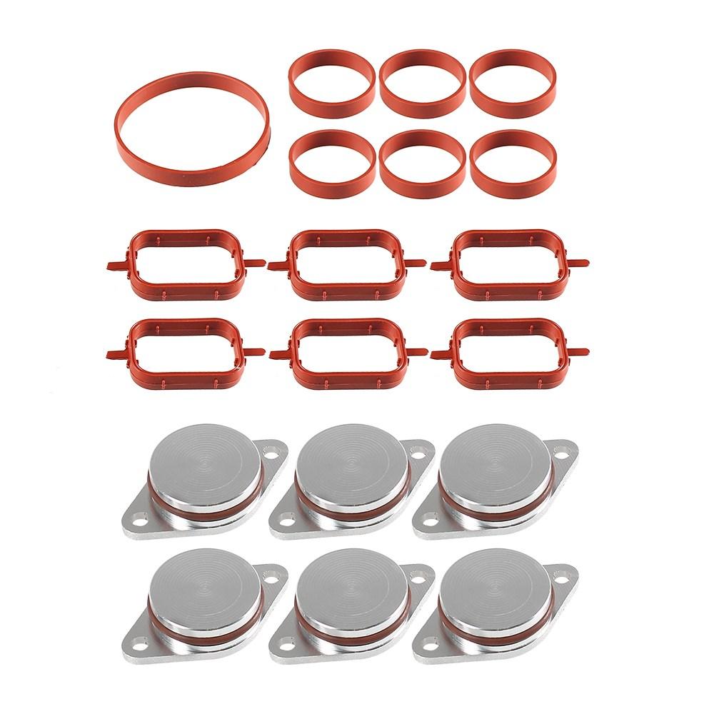 6*22mm / 6* 33mm Vířivé klapky Záslepky Opravná Smazávací Sada pro BMW E87 E46 E90/91/92 E39 E60/61 E38 E65 E83 E53 E70 M47 M57