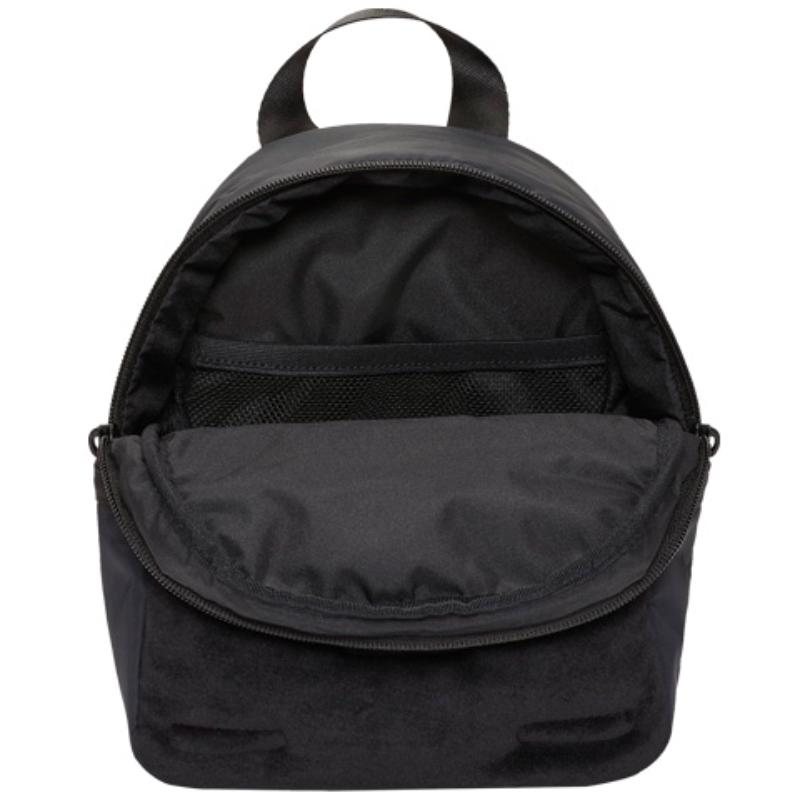 Nike Leather Backpack Mini Women's Pure Black Lightweight Casual DC7707-010