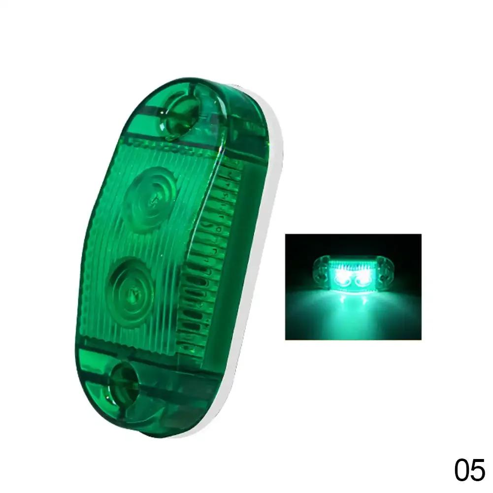 Car Truck Led Side Marker Lights External Square Lights Warning Tail Light Auto Trailer Truck Lorry Clearance Lamps 12-36V