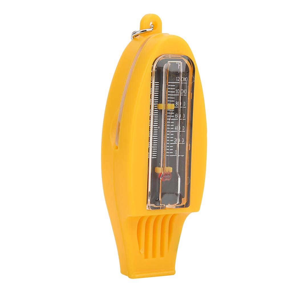 5 Stück 4 in 1 Kompass Thermometer Lupe Pfeife für Reise Camping Wandern Klettern