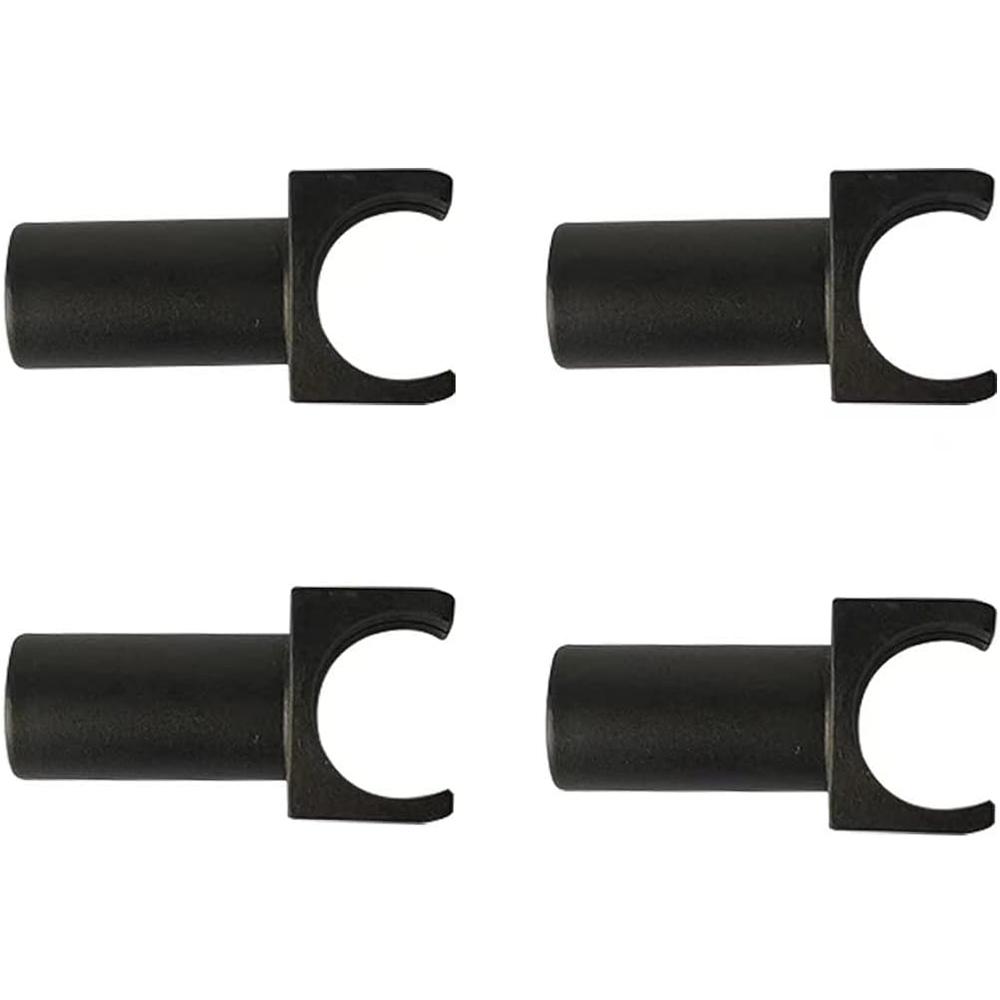 4Pcs Replacement Wheelchair Seat Rail Guide Black(Two styles Send Randomly)