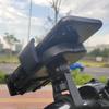 Adjustable handlebar type cycling mobile phone holder black U-shaped handlebar model