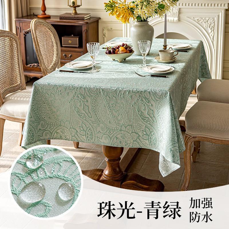 Vintage Floral Tablecloth Dining Table Coffee Hotel Decor Waterproof Oil Resistant Heat