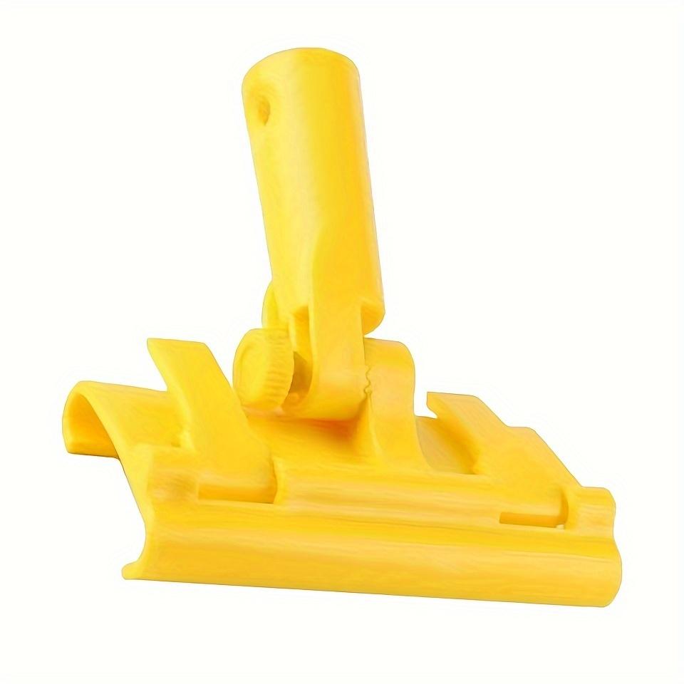 Verlängerter Griff Trockenbau Glättkelle Gelb Kunststoff Spachtel Abziehklinge Adapter für Eckreparatur, Fugenabdichtung, Glättkelle