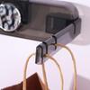 Wall Mounted Suction Cup Trash Bag Holder Transparent Foldable Garbage Shelf  Bathroom