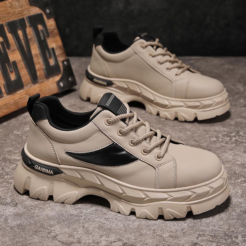 Nové Pánské Klasické Módní Nízké Tenisky na Skateboarding s Tlustou Podrážkou Pohodlné Měkké Podrážky Basketbalové Tenisky