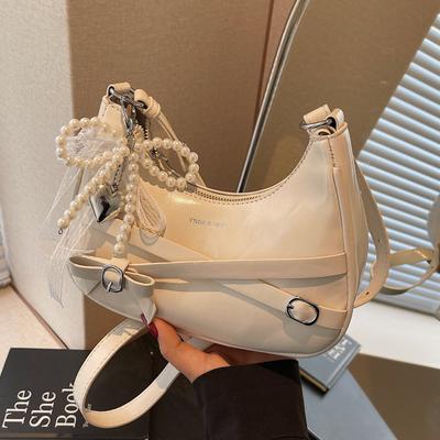 Small Bag Women's New Fashion Lace Bow Underarm Messenger Bag