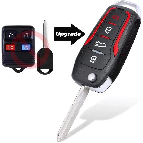 keyless Entry Replacement Car Key Fob Remote Transmitter 4D63 for Ford, Lincoln, Mercury CWTWB1U345