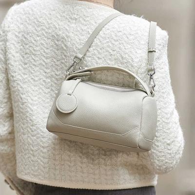 Damen Frühlings Vielseitige Kissen-Tasche, Einfache Weiche Leder Handtasche, Umhängetasche, Kleine Crossbody Tasche