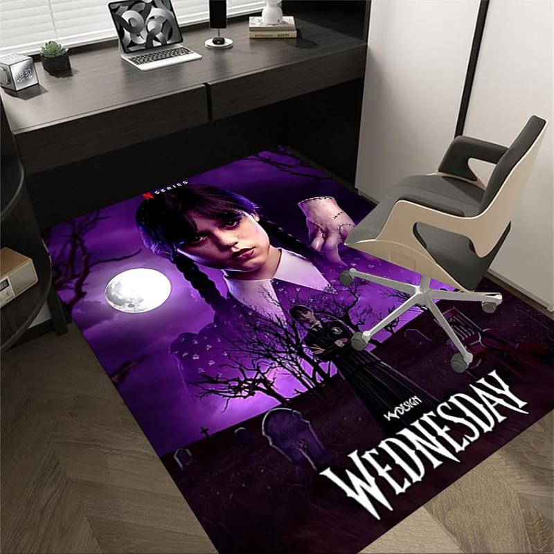 1pc skull pattern Carpet Anti Slip Polyester Floor Mat for office.Bedroom