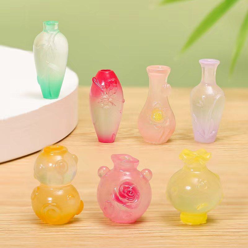 Micro-landscape Ornaments, Colorful Small Vases, Home Desktop Resin Craft Decorative Items, Small Ornaments and Accessories