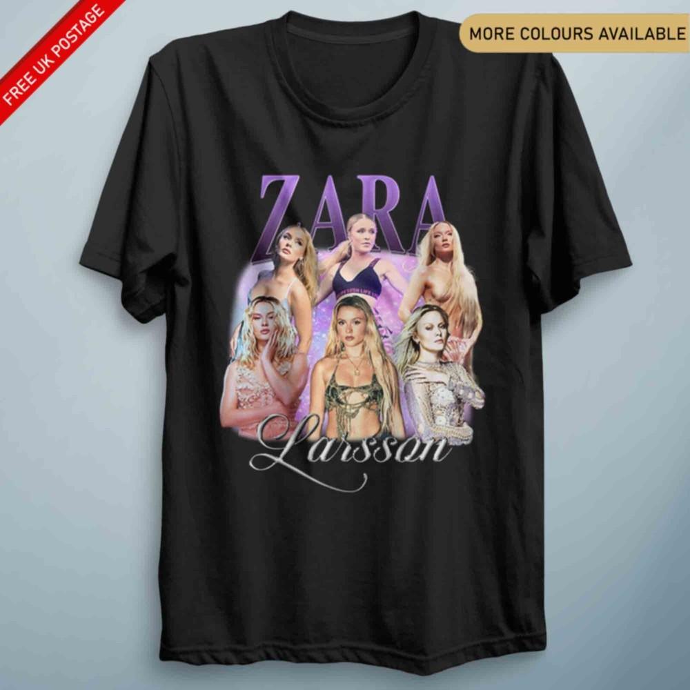 Vintage Zara Laarsson Tour Tshirt Unisex Shirt Kids Ladies T Shirt Gift Tee