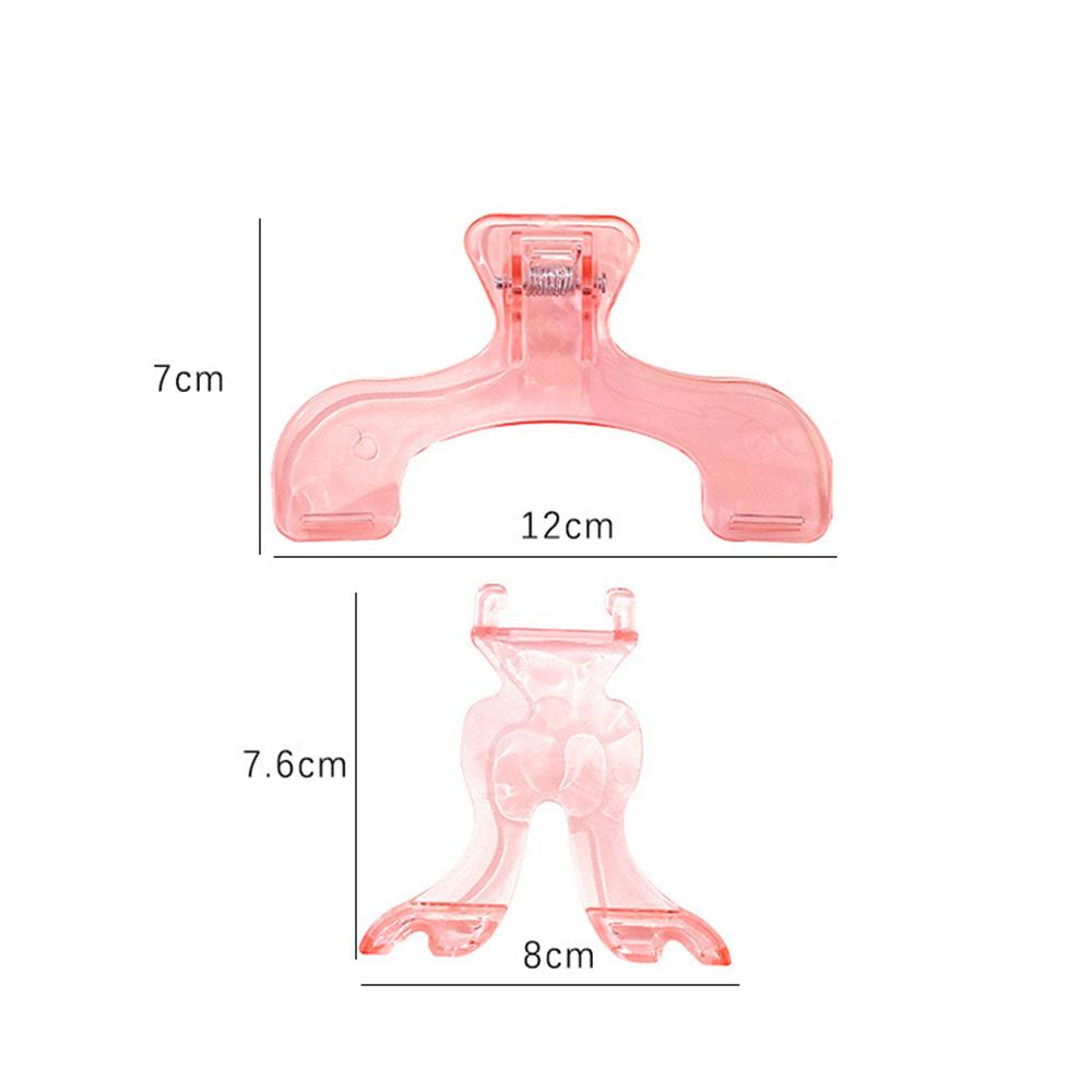 Book Clip Reading Clip Kawaii Desk Accessories Fixed To Prevent Page Turning Transparent Frosted Folder Clips Office Supplies