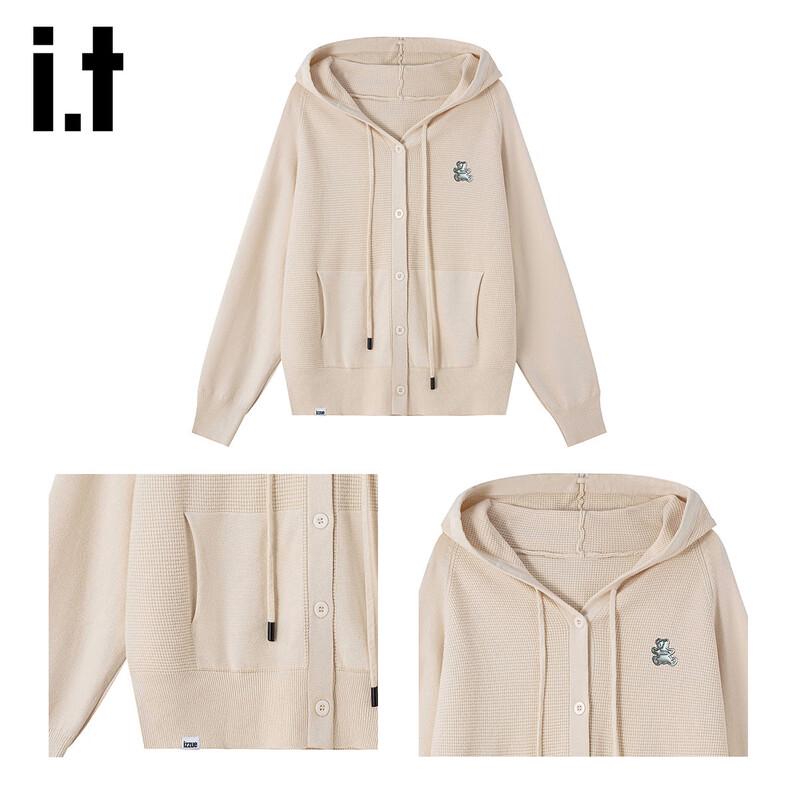 Izzue Women's Soft Hooded Knit Cardigan