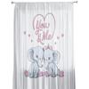Sweet Baby Elephant Window Curtains Living Room Tulle Curtains Kitchen Decor Kids Room Curtain Window Treatment