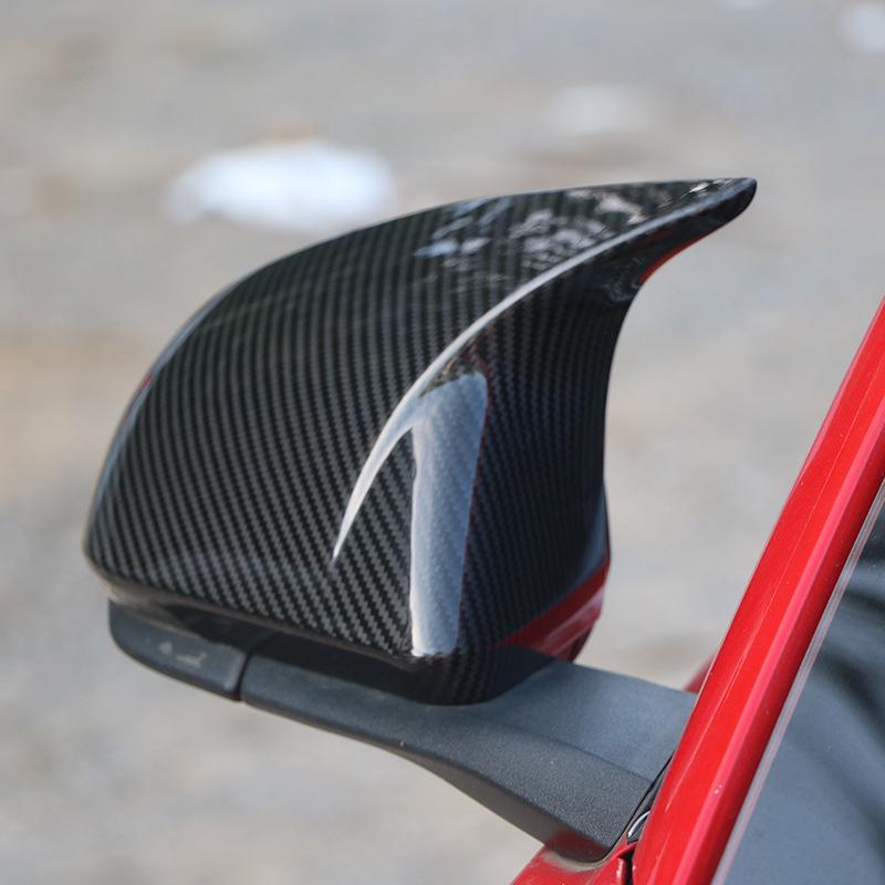 Dry Carbon Fiber Rearview Mirror Cover for 2015-2022 Ford Mustang