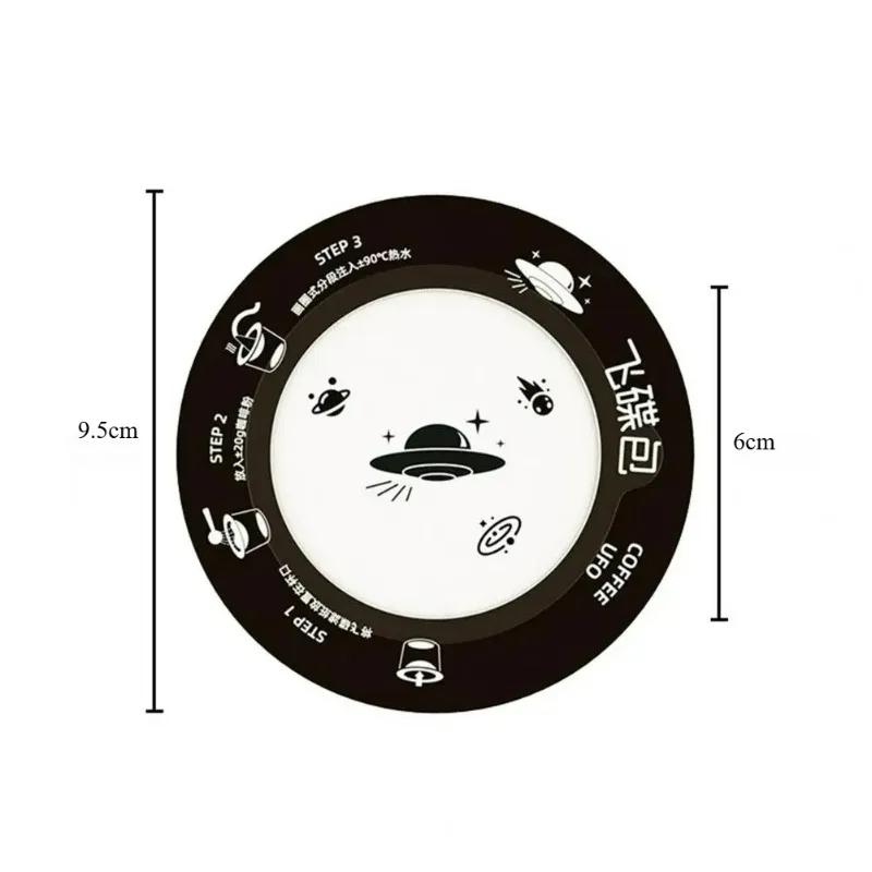 UFO Disposable Coffee Filters,for Drip Coffee,Portable Pour Over Coffee Filter,Perfect for Camping,Home,Office,Travel (canned)